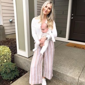 Urban Outfitters Cream Crop Top